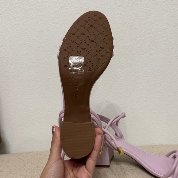 AREZZO Women's violet Strappy Sandals size 8 - Picture 3 of 9
